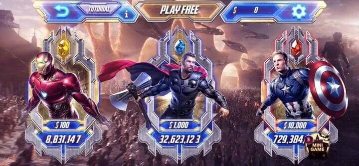 Kinh nghiệm nổ hũ Avenger người chơi cần ghi nhớ