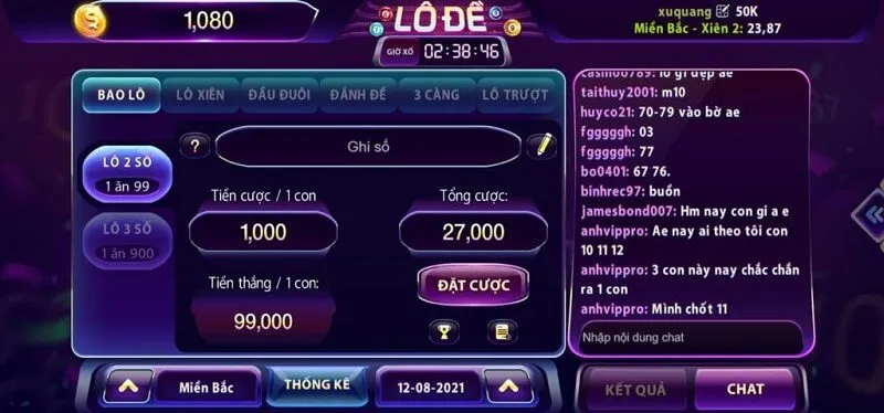 Bao lô là hình thức người chơi chọn một hoặc nhiều cặp số