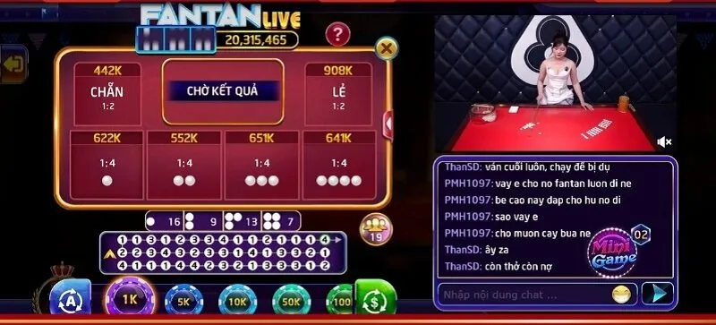 Fantan là trò chơi cá cược truyền thống của Trung Quốc