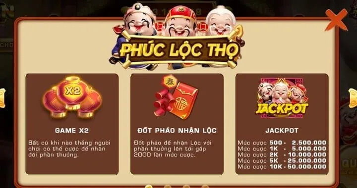 Chơi nổ hũ Phúc Lộc Thọ có gì hấp dẫn?